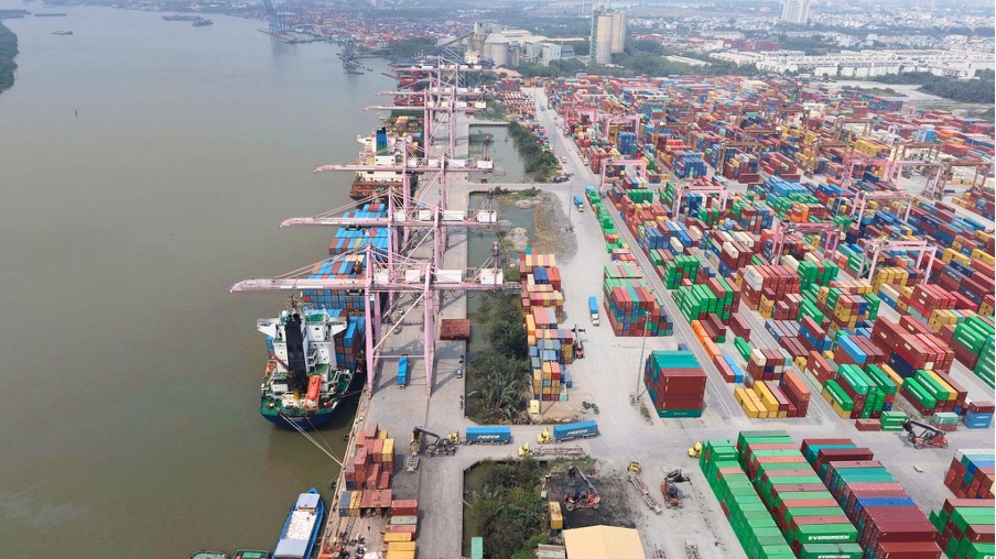 SP-ITC đón chuyến tàu đầu tiên của tuyến JTV - COSCO Shipping